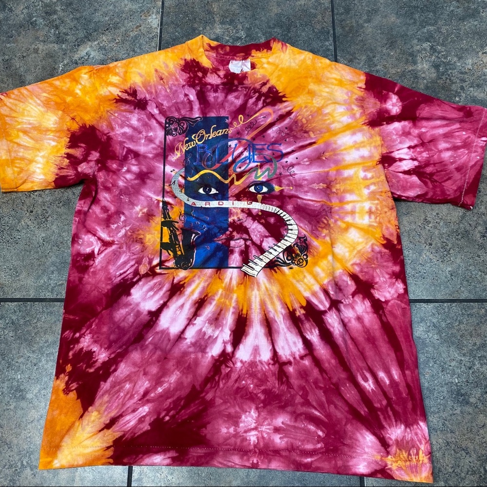 VTG 90’s New Orleans Mardi Gras S/S T-Shirt Size XL